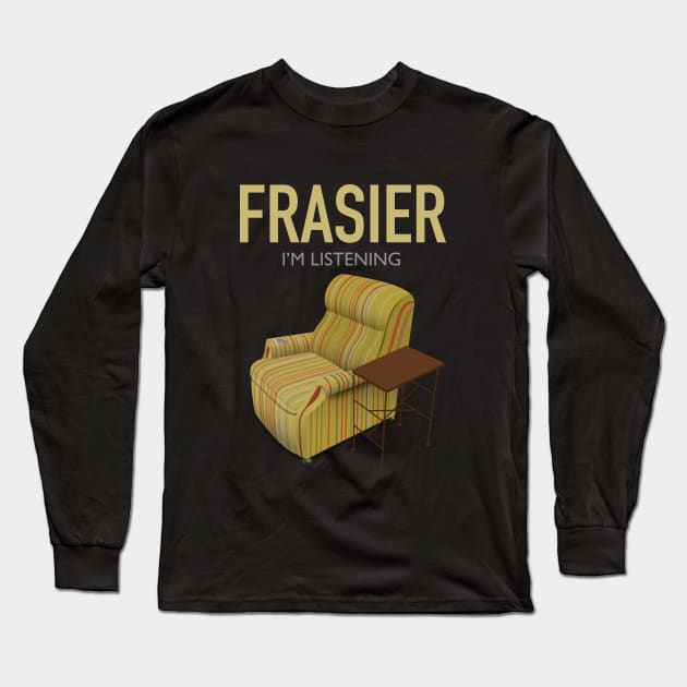 Frasier - TV Series Poster Long Sleeve T-Shirt by MoviePosterBoy